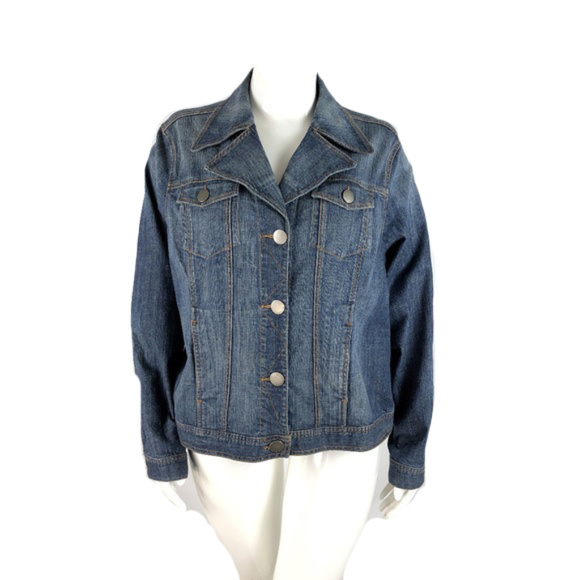 Lane Bryant Jackets & Blazers - Lane Bryant Fitted/Loose Denim Jean Jacket